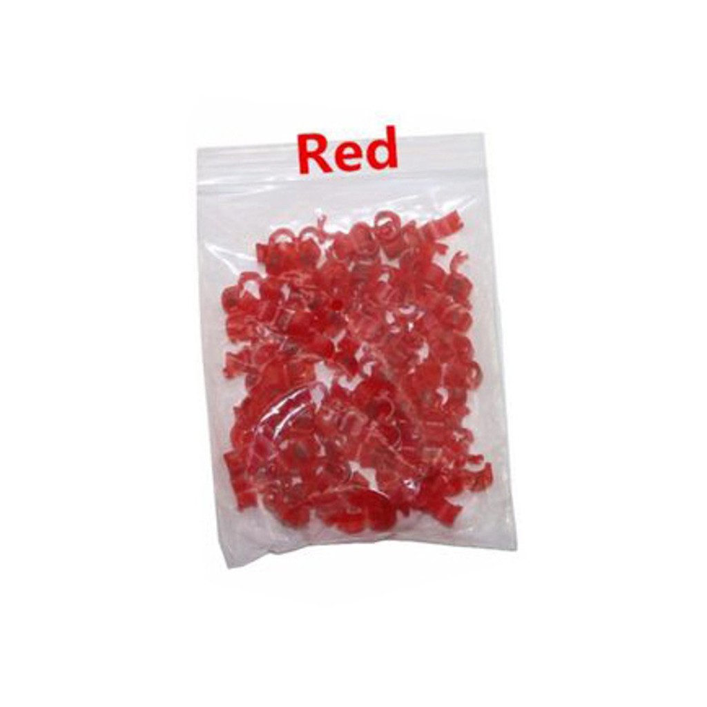 Ring Gelang Cincin Label Penanda Kaki Burung Kenari Ciblek Model Klip Jepit 3mm Nomor Bird Leg Ring 