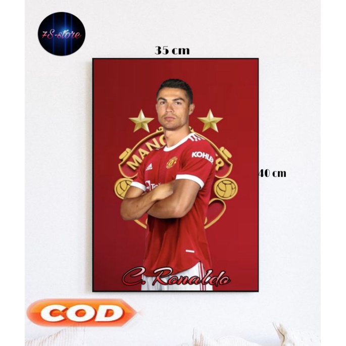POSTER TEMA CRISTIANO RONALDO/POSTER DINDING RONALDO/POSTER CRISTIANO RONALDO/WALLDECOR