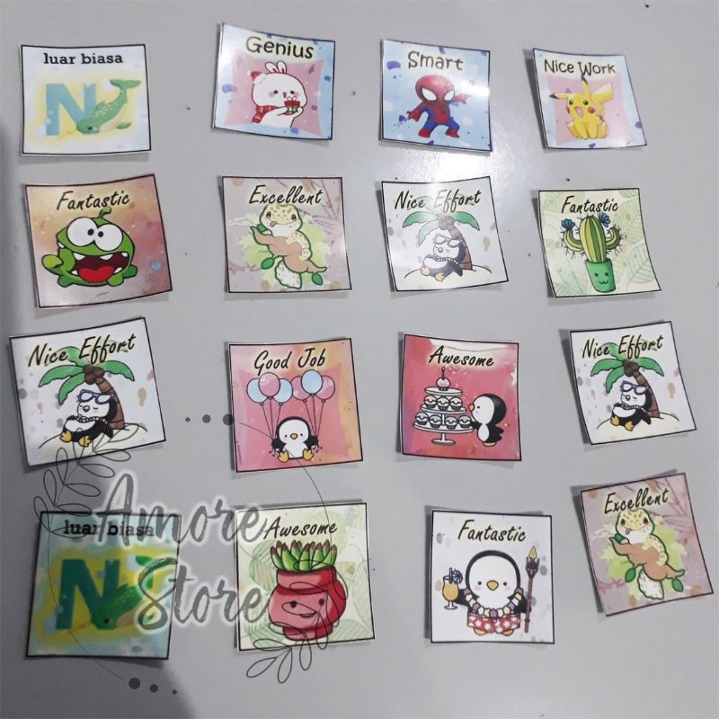 

Stiker Reward, Reward Sticker, Stiker Anak, Stiker Motivasi, Stiker Apresiasi