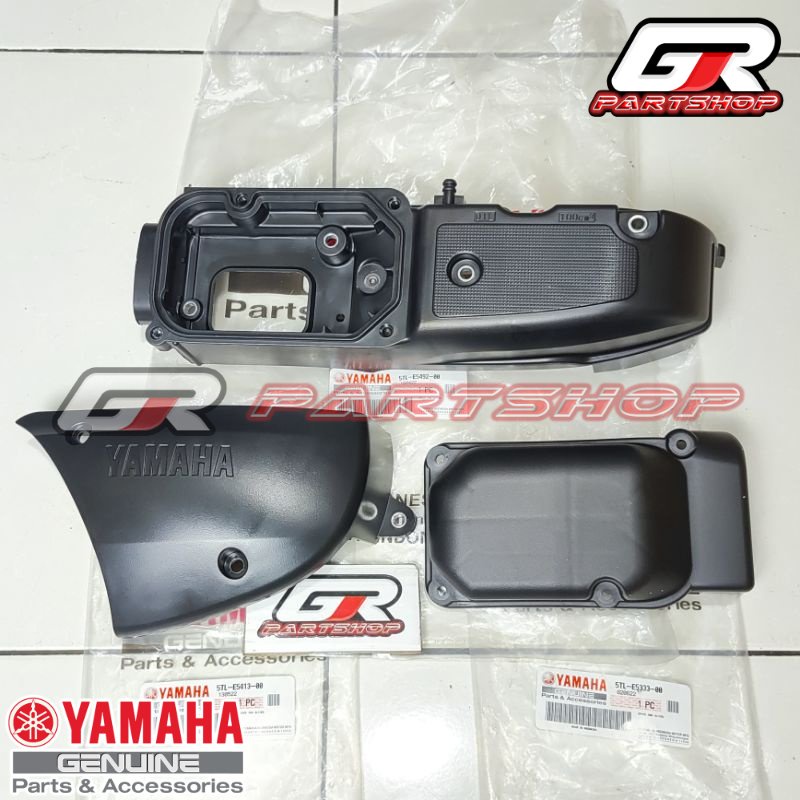 cover cvt set 3 pcs mio sporty smile ori ygp caver atas samping belakang original yamaha