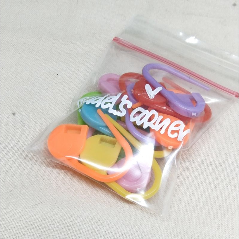 72pcs/ 6 lusin Stitch marker/ penanda rajut/ penanda jahitan/ kait masker plastik