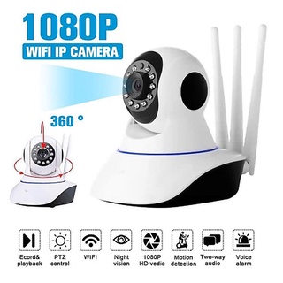 CCTV Yoosee 3Antena CCTV V380 IP Camera Wifi Infrared 2Mp 1080P Aplikasi E27 CCTV IP Camera   Bulb 5MP