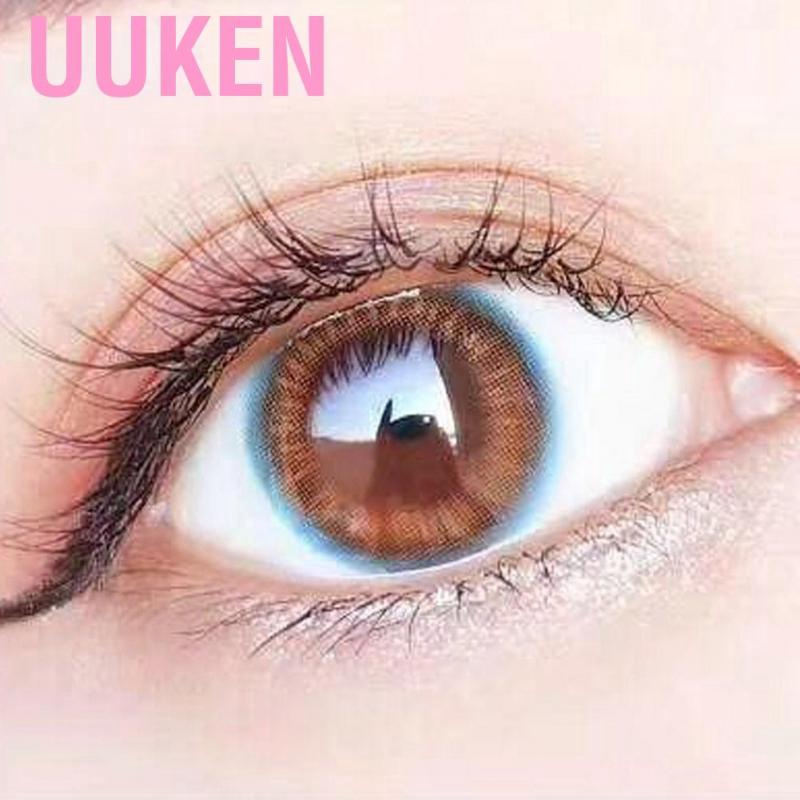 Uuken Contact Lens Lensa Kontak 14 5mm Warna Pelangi Biru Coklat 0 Derajat Untuk Aksesoris Pria Wanita Shopee Indonesia