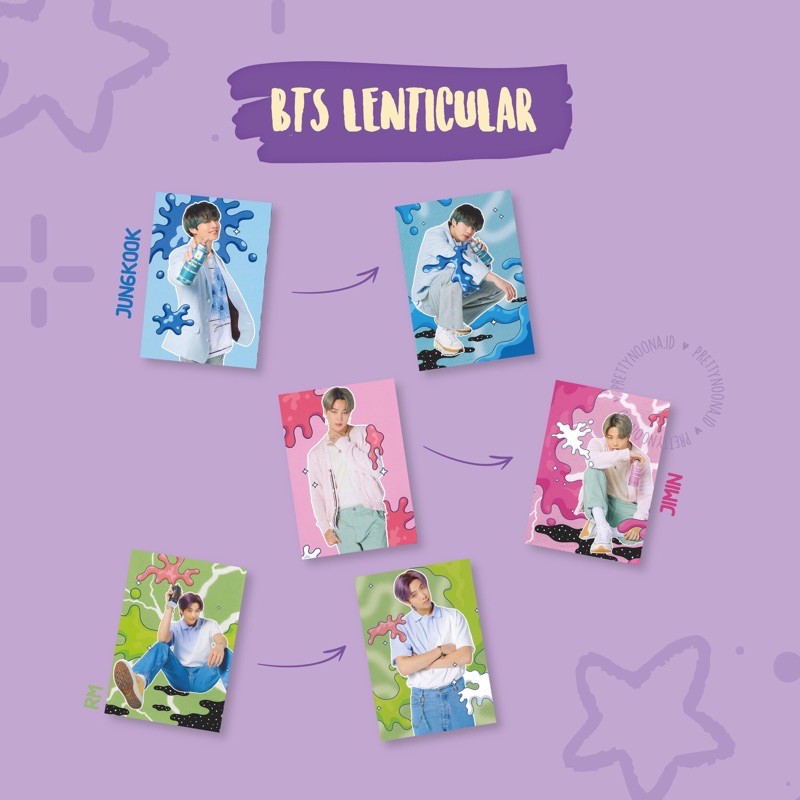 BTS LENTICULAR PHOTO