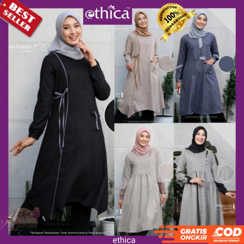 BAJU TUNIK TERBARU 2023 ORI ETHICA MEGUMI 25  / TUNIK ETHICA MEGUMI 27 / MEGUMI 28 / TUNIK CANTIK / 