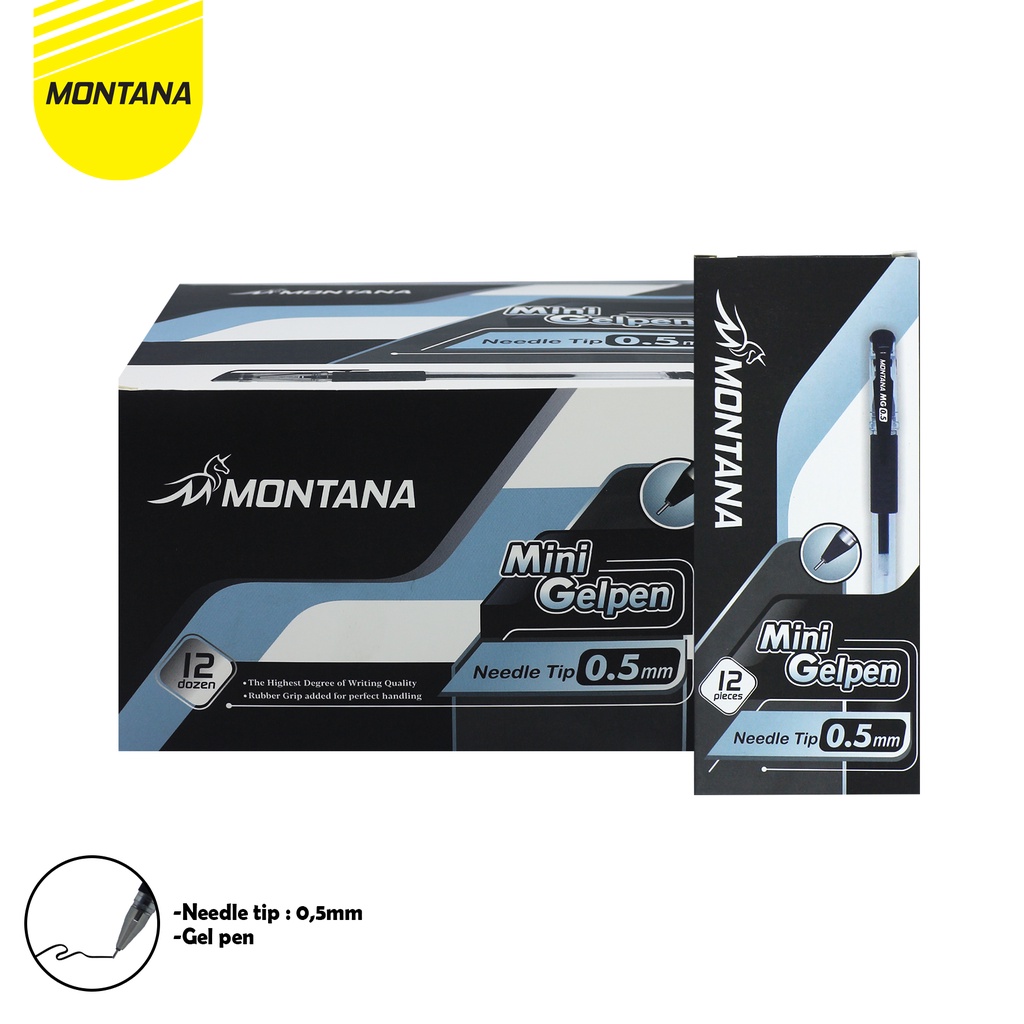 

MurahMurahATK Ball Pen GEL / Pulpen / Pena Montana 412 C