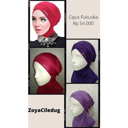 ZOYA Ciput ninja Inner Dalaman kerudung Ciput Fukuoka by ZOYA (COD)