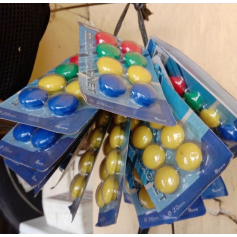 

pin magnet whiteboard warna warni