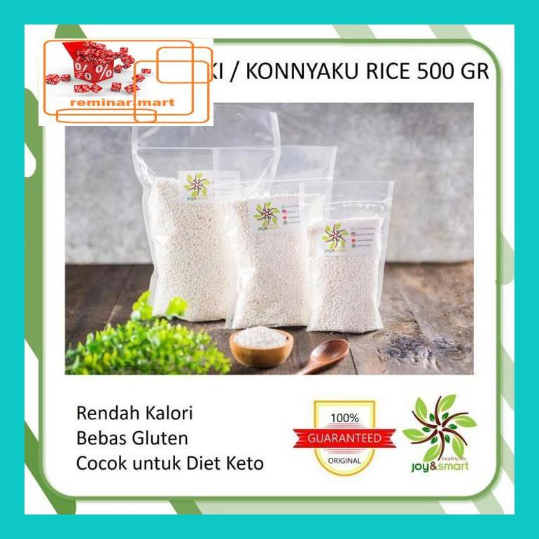 

S0Bers Shirataki Konnyaku Dry Rice | Beras Konyaku Shirataki | Repack 500Gr Ric0S50B