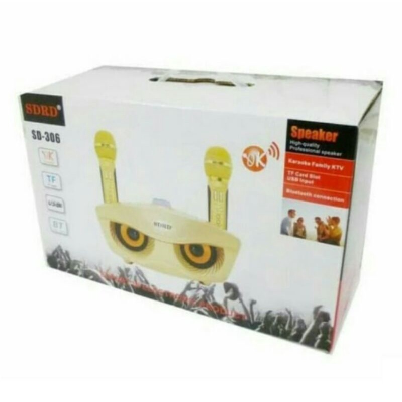 Cod Speaker Karaoke wirelles Free mic 2//Speaker keluarga//Speaker Fleco FL-306//Speaker portable