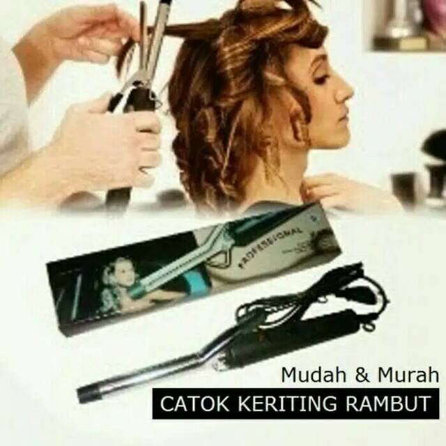 Catokan Rambut - Styling Rambut - Catokan Mini Catok Curly, Alat Kriting Rambut Professional Promo