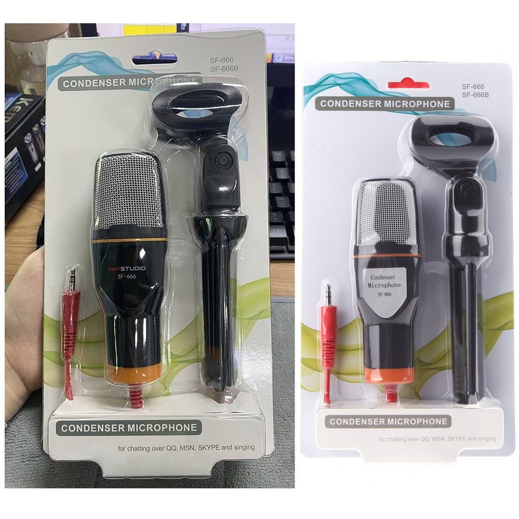 Condenser Microphone Mic TRS 3.5mm Holder Tripod Stand Meet Talk Zoom