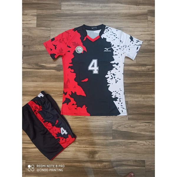 (BISA COD) Bercak MHP STELAN KAOS BAJU JERSEY BOLA VOLI PUTRI FULLPRINTING