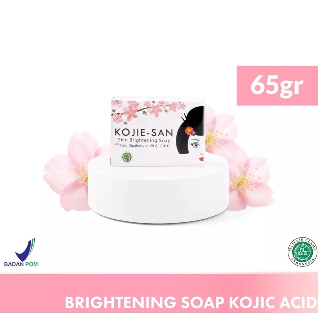 KOJIE SAN SKIN BRIGHTENING SOAP 65GRAM GOAT MILK 65GRAM SABUN PEMUIH KOJIC SAN SABUN WAJAH SABUN MUKA