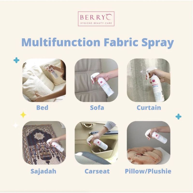 BerryC hand Sanitizer Spray foam refill refil non alcohol bunuh virus Protects berry C mist spray
