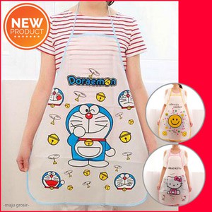 Celemek Dapur / Apron Masak Aneka Karakter Lucu Waterproof