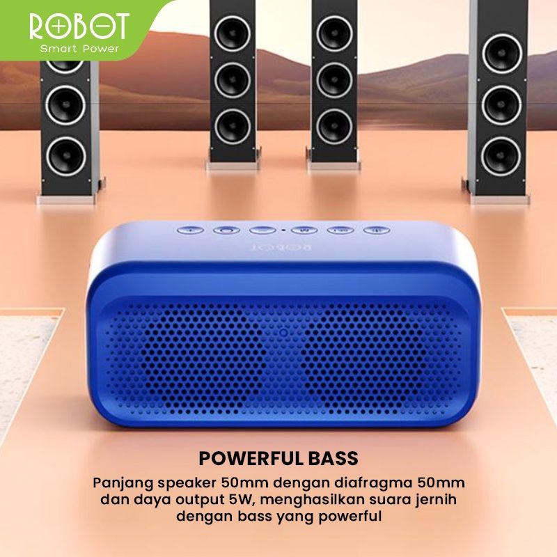 Robot RB560 Bluetooth 5.0 Speaker Alarm Clock LED