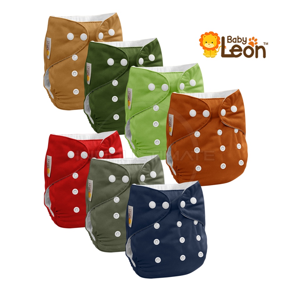 BABY LEON Clodi PRINT+ INSERT Popok Kain Bayi Baby Cloth Diapers Diaper Newborn BY-728