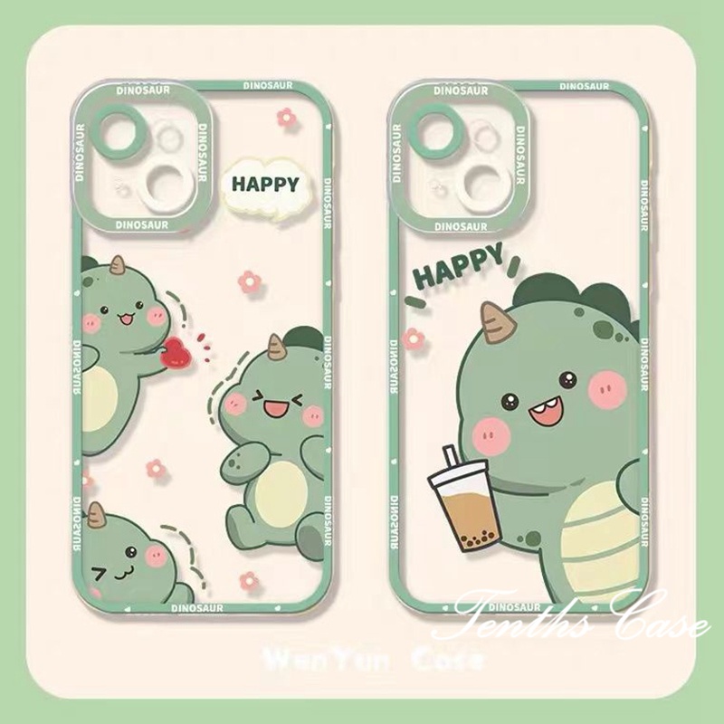 Redmi 12C 10C 10A 10 9T 9C 9A 9 Redmi Note 11 11s Pro+10s 10 9 8 7Pro Xiaomi 12mi 11 Lite 10T Mi Poco M3 M4 F3 X3 Pro Casing Handphone Couple Dinosaurus Soft Cover