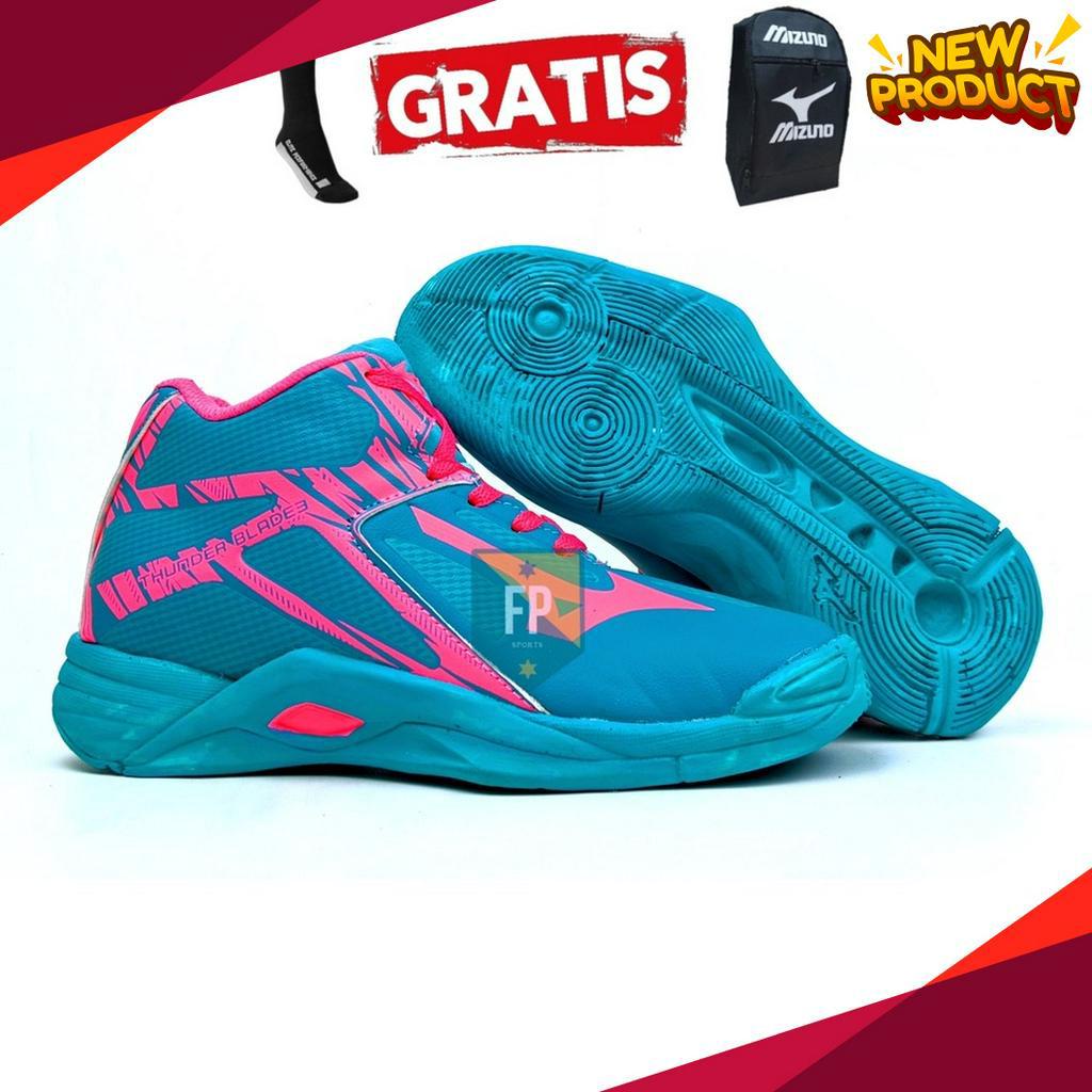 SUPER BIG SALE Sepatu voli Mizuno Thunderblade 3 Volly Ball Sepatu Voli Mizuno Wanita Terbaru Sepatu