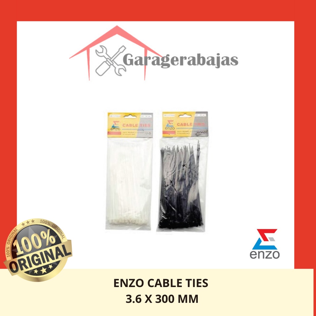 ENZO CABLE TIES  3.6 X 300 MM / KABEL TIES