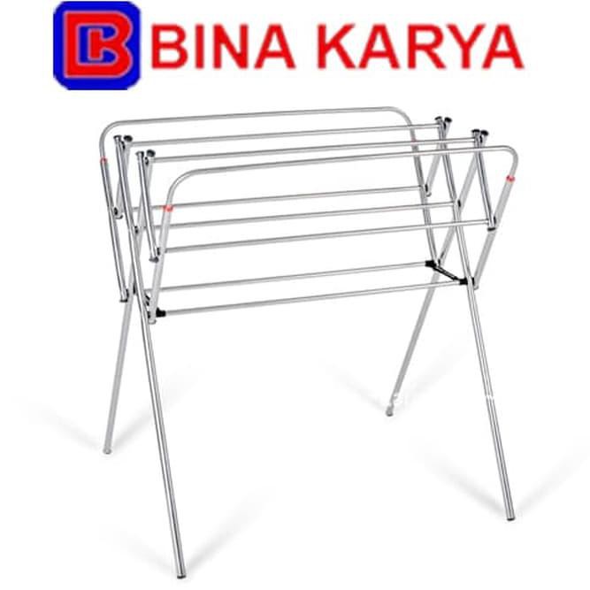 Terbaru Jemuran Baju Bina Karya Stainless Romeo Jemuran Kecil Anti Karat Shopee Indonesia