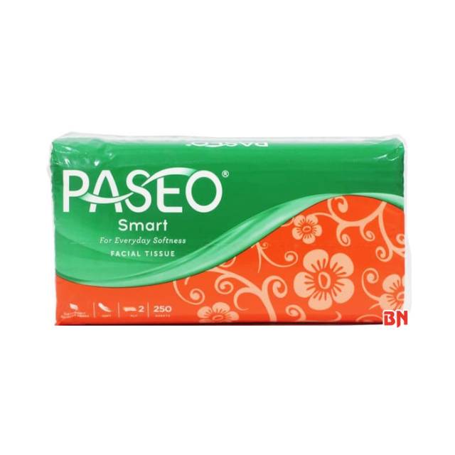 Tisu Tissue Paseo 250 Sheets 2 Ply Facial Tisu Paseo Smart Refil Murah Serbaguna - Tisu Paseo Grosir