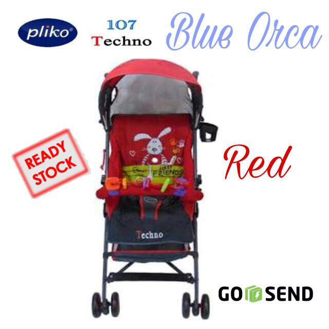 PLIKO Baby Stroller 107 Techno Buggy Kereta Dorong Bayi