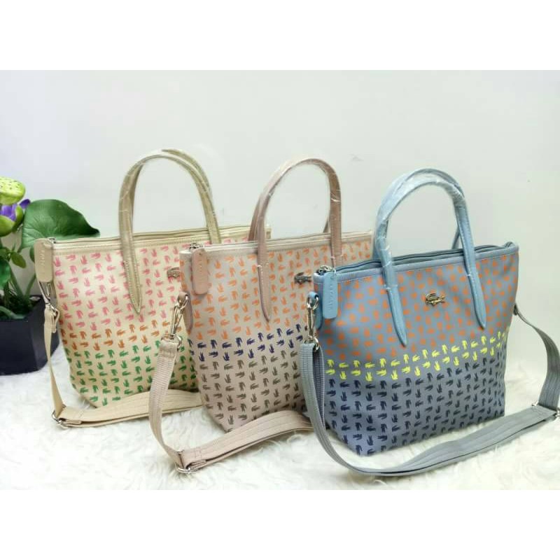 Tas Lacoste Ombre 2 in 1 Slempang Handbags Mini Super