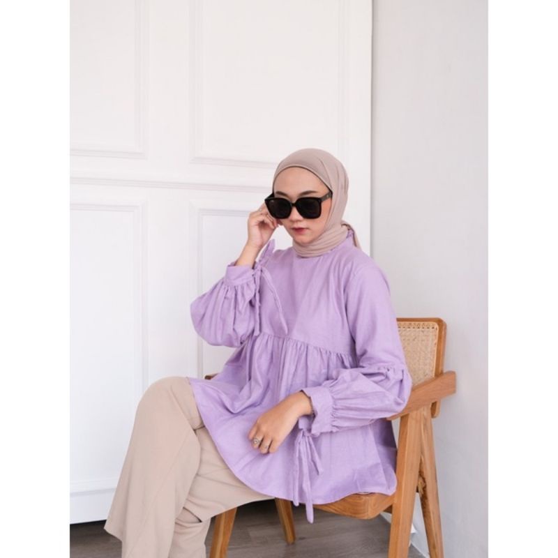 ATASAN WANITA  LOZY BLOUSE ATASAN TERBARU KOREAN STYLE FASHION MUSLIM