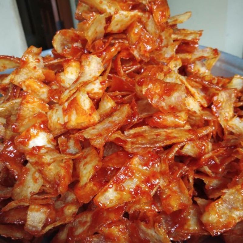 

kripik singkong pedas manis