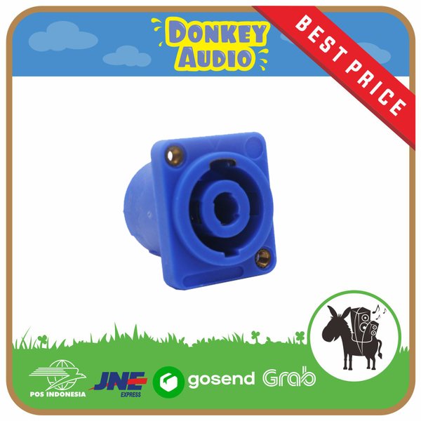 SOKET SOCKET SPIKON BMA NEUTRIK NUTRIK SOKET SPEAKON SOKET SPIKON BIRU