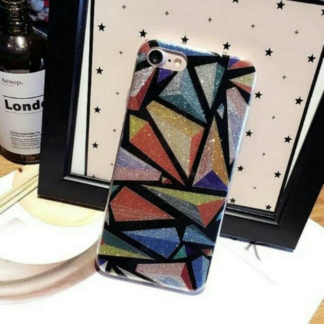 Casing iPhone 6/6s & 6 plus Softcase Glitter Colour