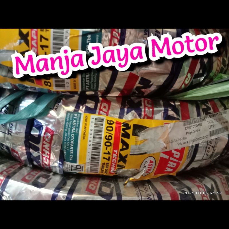 ban maxio techno 90/90-17 tubles untuk motor jupiter supra x blade revo jup mx