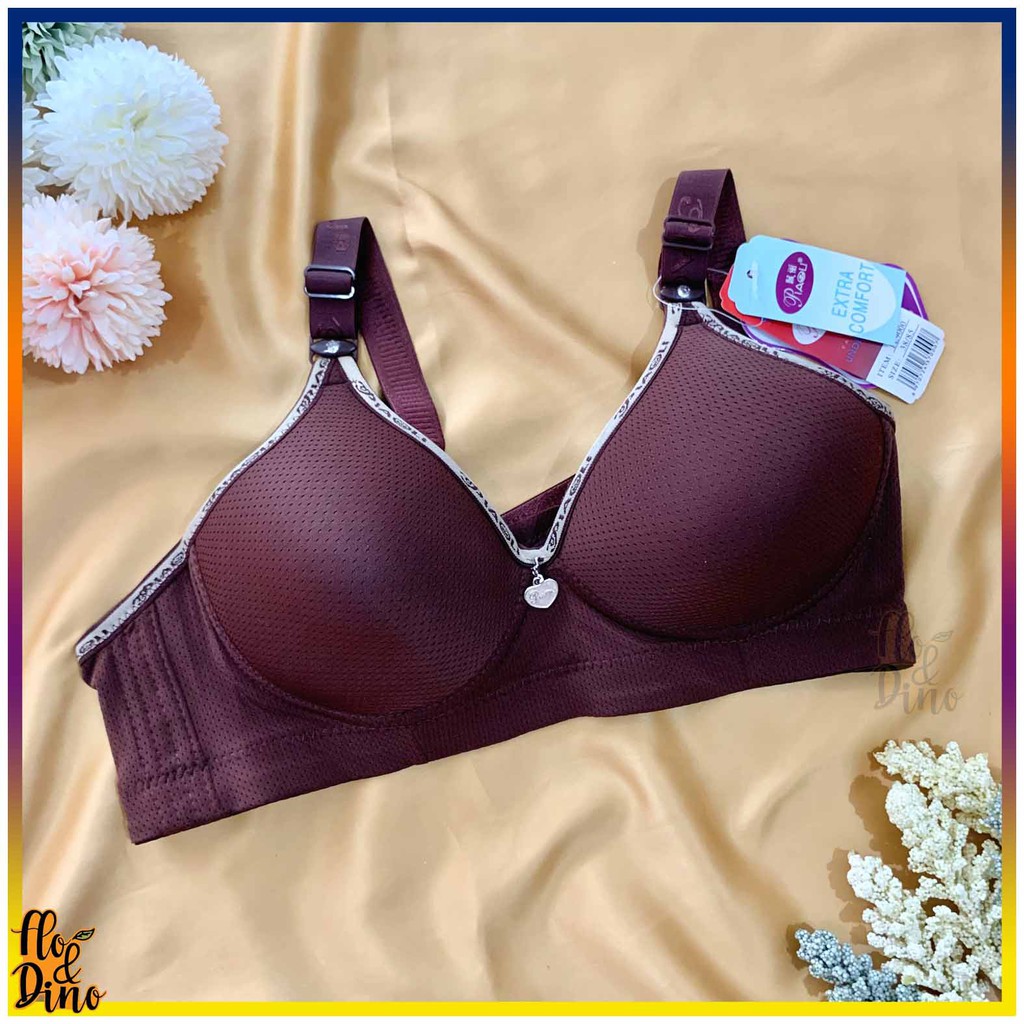 RB Bra Wanita Tanpa Kawat BH Piaoli polos pori