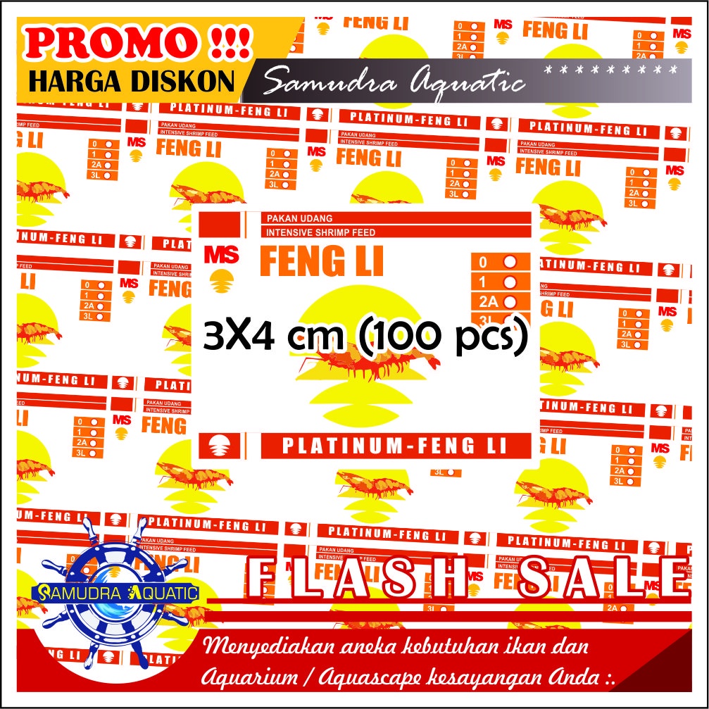 Stiker Kemasan Repack FENGLI | Stiker Fengli