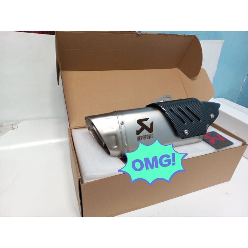 SILENCER KNALPOT AKRAPOVIC EVO ORIGINAL IMPORT TAIWAN