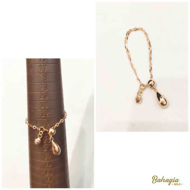 Cincin Serut Emas kadar 700 model Hati ❤️