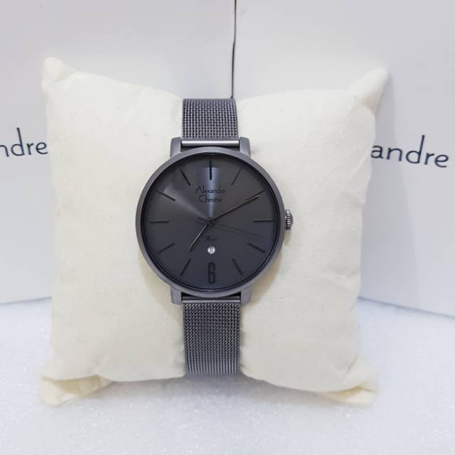 JAM TANGAN WANITA ALEXANDRE CHRISTIE AC 2751 ORIGINAL GREY