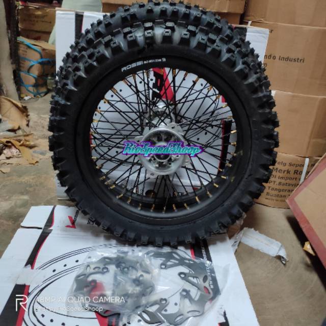 Velg JariJari KLX 150 Ring16 19 Hole 36 paketan Plus Ban