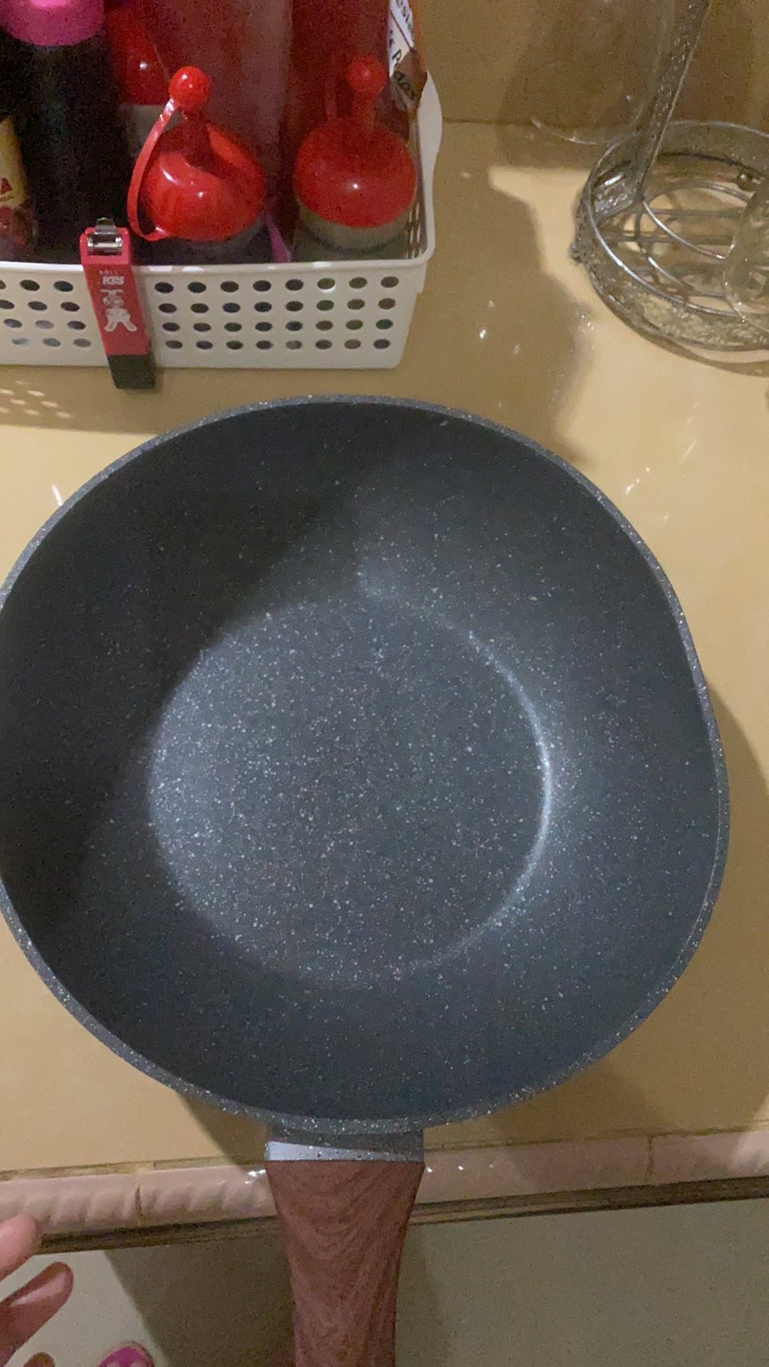 Cypruz Fry Wok Marble Series 28cm Fp-0644