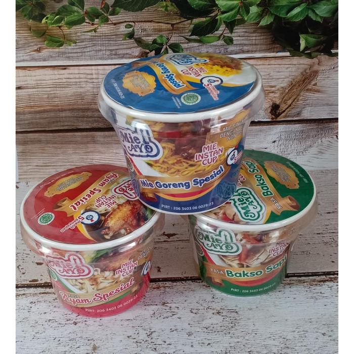 

MIE AYO KEMASAN CUP (MIE INSTAN SEHAT DARI TEPUNG MOCAF) - AYAM SPESIAL