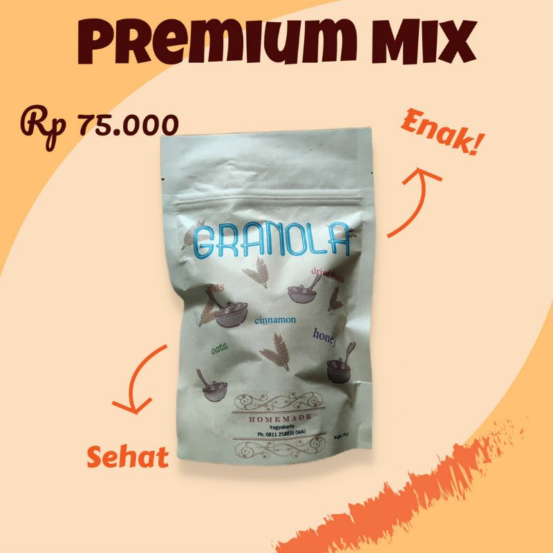 

GRANOLA PREMIUM MIX 250g