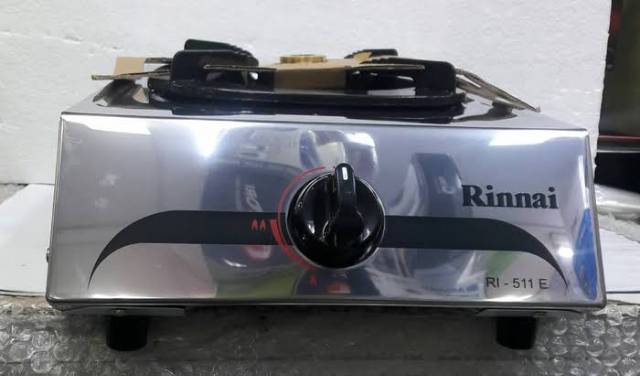 Kompor Rinnai RI 511 E Stainless Original Baru dan Bergaransi Resmi - 1 Tungku