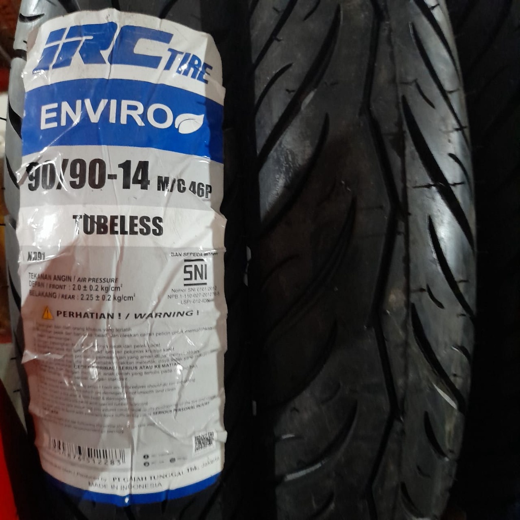 Ban matic tubeless IRC Enviro 90 90 14 NR91 beat mio vario