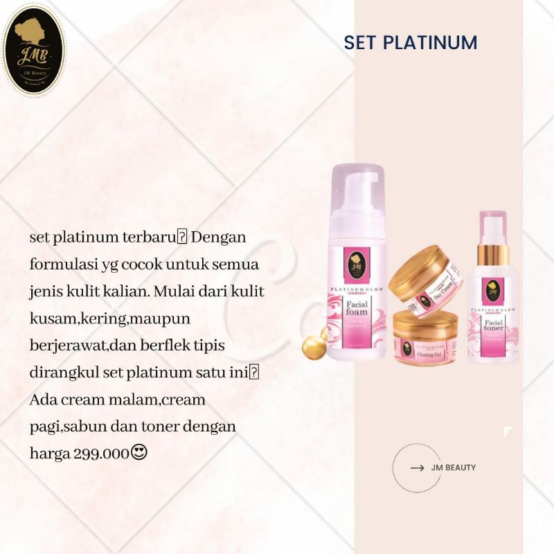 JMB PAKET PLATINUM - JM BEAUTY MOJOKERTO