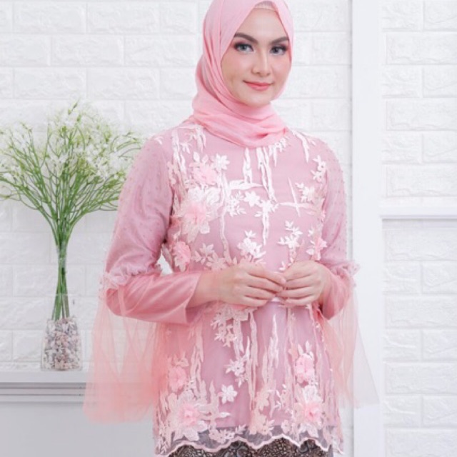 Kebaya Atira (6 warna) kondangan wisuda lamaran hijab busui pesta modern sasmaya kebaya