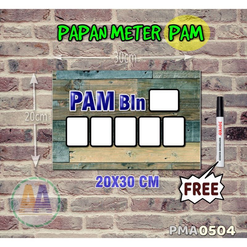 

Papan Meter Listrik PLN PAM motif Unik - Wooden 04 - Toko2A