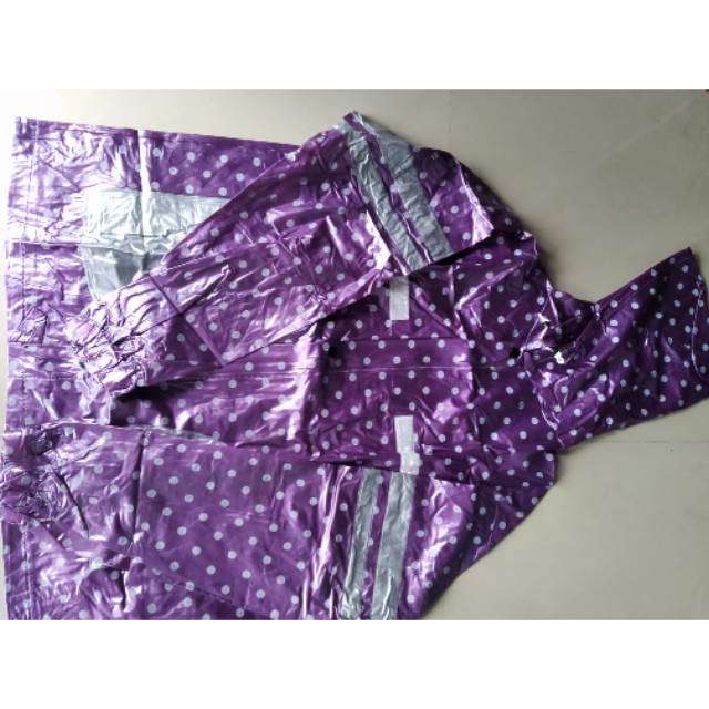 Jas hujan celana polkadot / Jas Hujan Wanita / Jas Hujan Anti Air