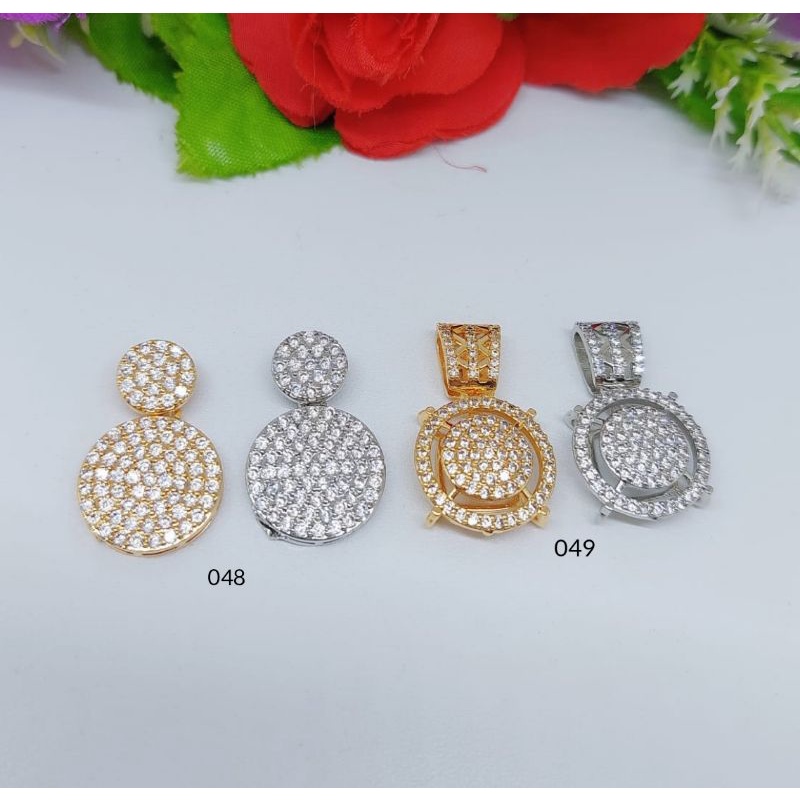 Set Kalung+Liontin Xuping 048.049 Lapis emas 18k